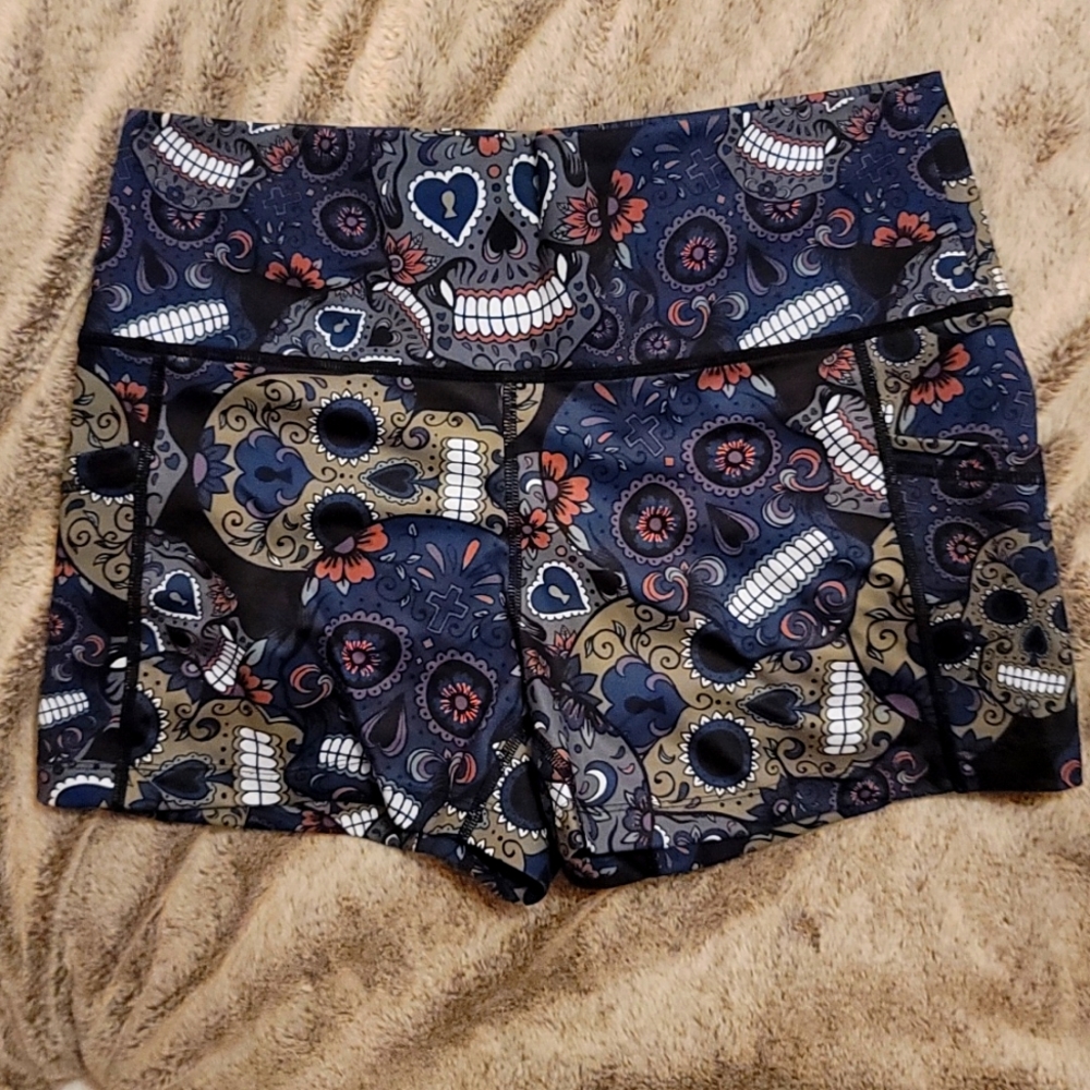CVG 2.5 in. Midnight Skulls Shorts